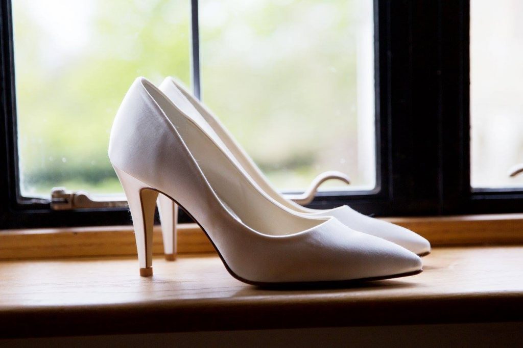 Ivory wedding shoes