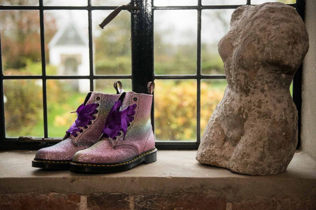 Alternative wedding shoes